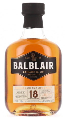 Balblair 18 ans Highland Single malt - Whisky Ecossais