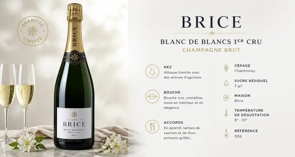 Brice – Blanc de Blancs 1er Cru – Champagne Brut
