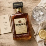 Disaronno amaretto 28% : bouteille Saronno et goût d’amande