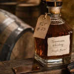 jack daniel's single barrel, bouteille et fût unique en chêne