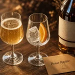 Pousse rapiere : vin brut et dosage 1/6, verres et orange