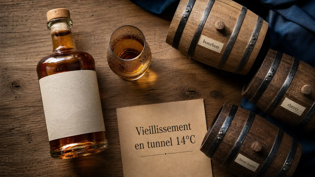 Whisky japonais Togouchi et fûts : tunnel 14°C