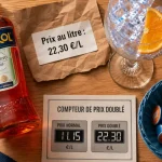 Aperol prix 22,30 €/L pour bouteille 1L, base du Spritz