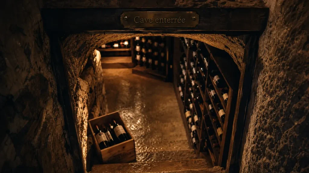 Cave à vin enterrée : fraîcheur stable, humidité maîtrisée, pièges à éviter