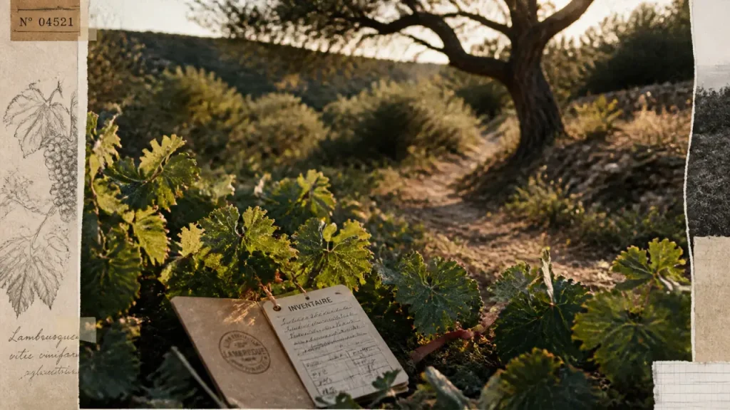 Lambrusques : vigne sauvage, stations recensées et nom de cuvée