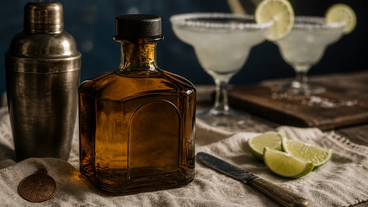 Patron tequila : Silver, Reposado ou margarita, bouteilles et citrons verts