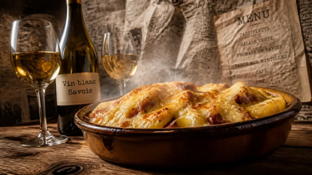 Vin blanc avec la tartiflette : Savoie, Riesling ou Chardonnay pour un accord léger ?