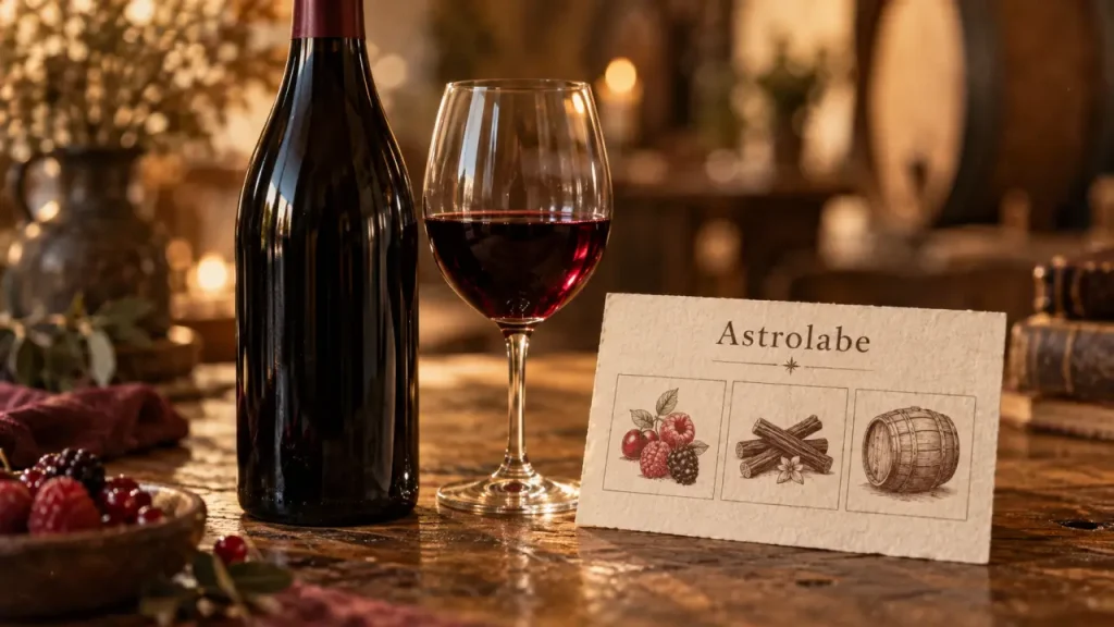 Astrolabe Gaillac : un rouge velouté, frais et élevé 12 mois en fûts de chêne