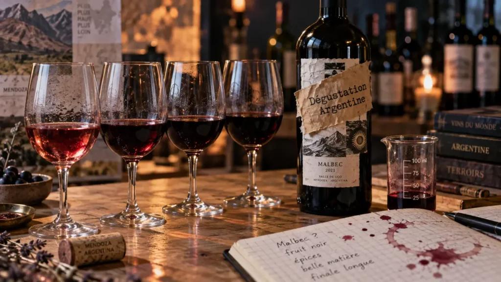 Dégustation vin argentin à Paris : malbec d&rsquo;altitude, empanadas et accords à ne pas rater