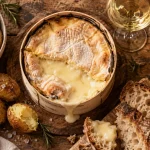 Quel vin avec mont d’or au four : Vin Jaune et crémant en verres
