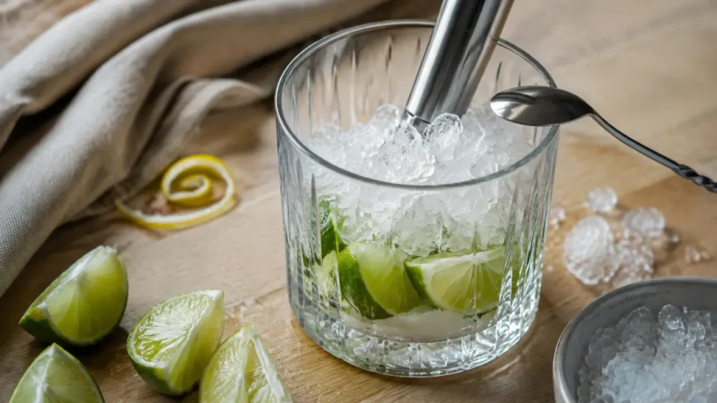 Recette de Caipiroska : 5 cl de vodka et 4 pressions pour éviter l’amertume
