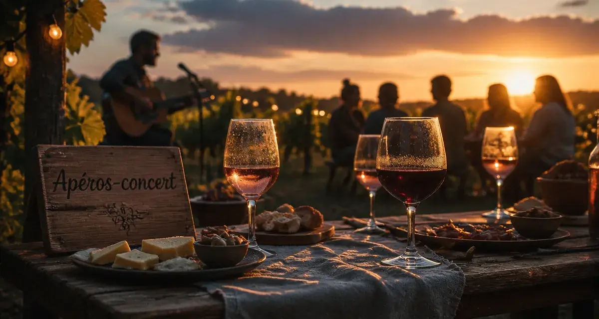 Soirée vignoble Gaillac : apéro-concert dans les vignes