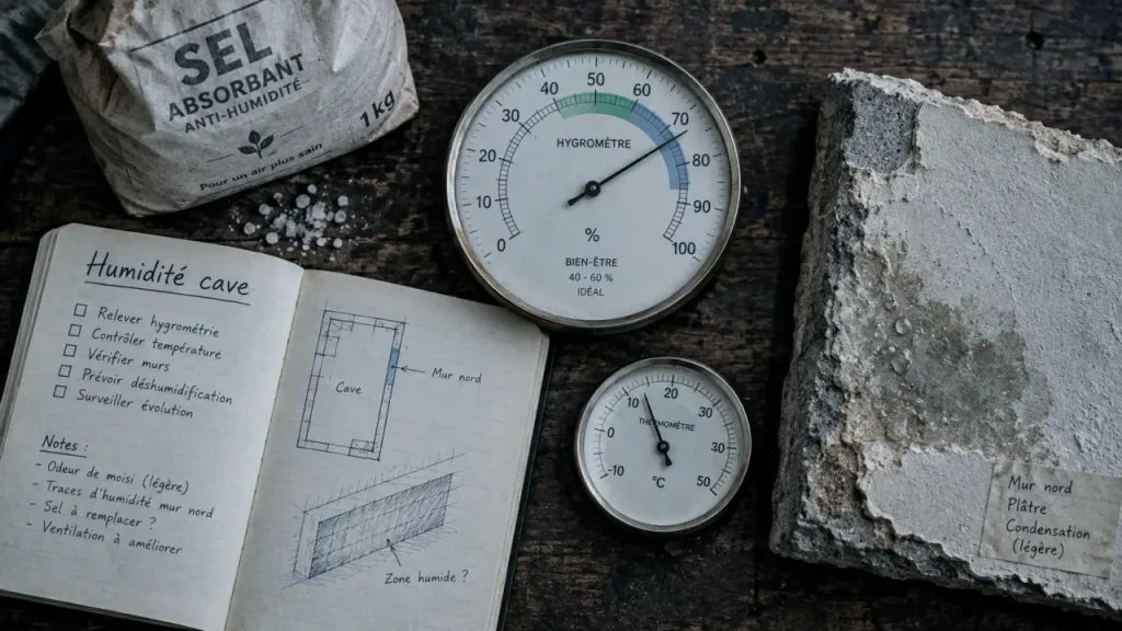Taux d’humidité dans une cave : 70 % est le seuil qui doit vous alerter