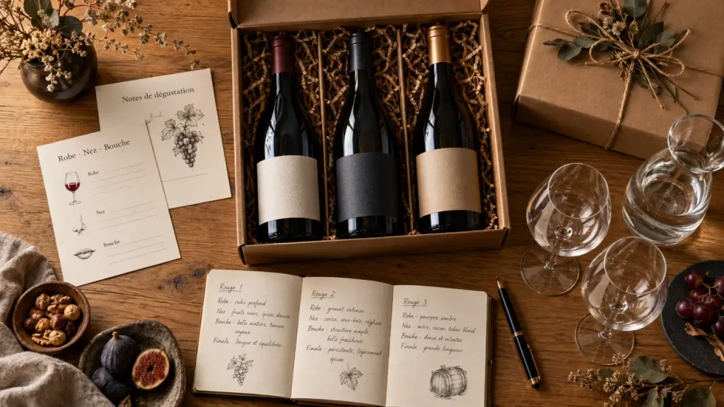 Coffret découverte vin : deux bouteilles à partager ou quatre vins à comparer ?
