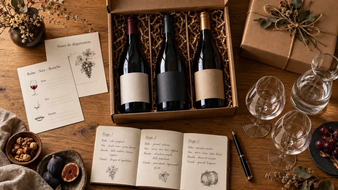 Coffret decouverte vin : 2 bouteilles à partager ou 4 vins à comparer