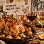 Que boire avec un poulet roti : vin rouge, vin blanc ou cidre brut à table avec poulet rôti