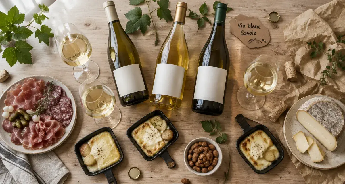 Vin blanc de savoie : verres et bouteilles, Jacquère, Altesse ou Roussanne