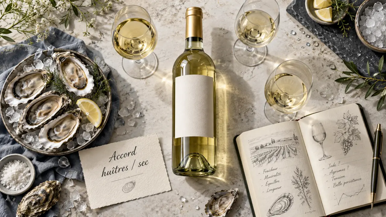 Vin blanc du bordelais pour huîtres : accord sec selon la douceur