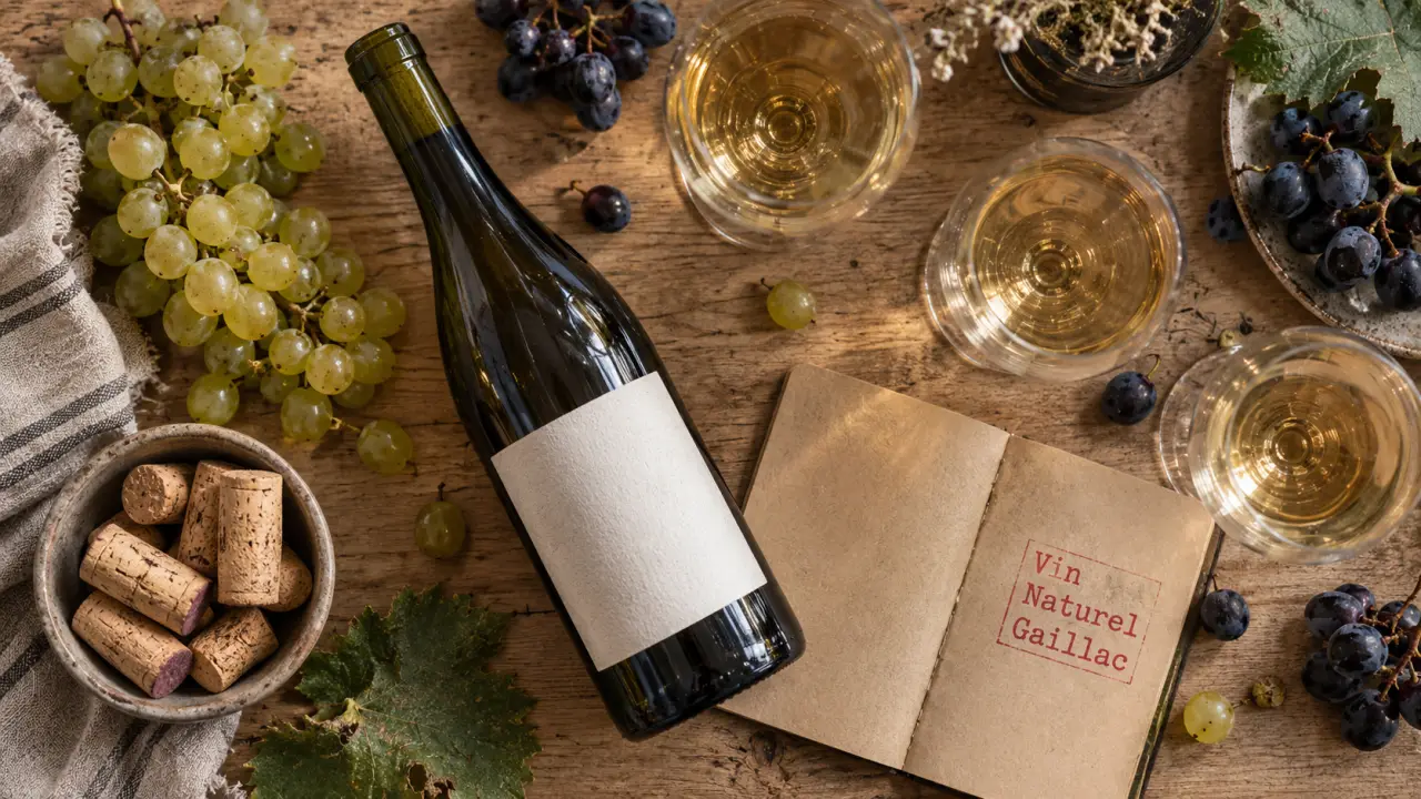 Vin naturel gaillac avec cépages locaux : Mauzac et Braucol, levures indigènes
