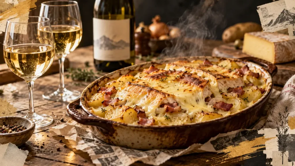 Quel vin pour tartiflette ? Blanc vif, rouge léger et bouteilles à éviter