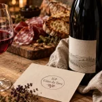 Vin rouge du Tarn dans un verre, prêt à accompagner les plats