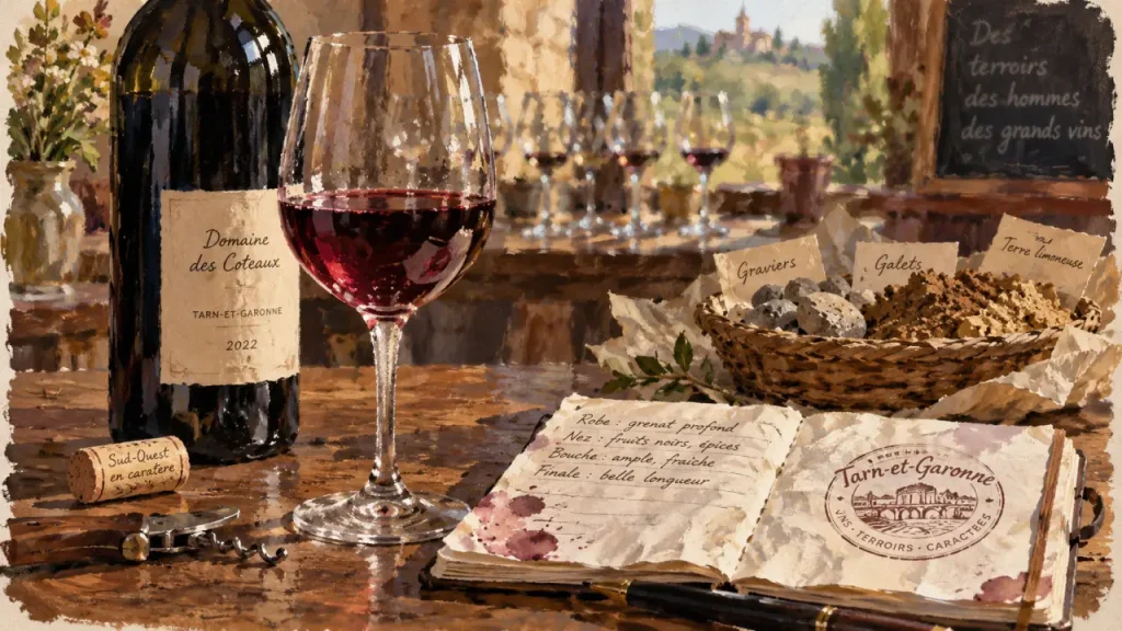 Le vin du Tarn-et-Garonne se distingue par six terroirs, de la négrette au vin noir du Brulhois